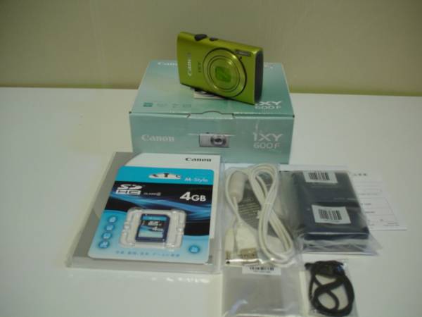 極美品☆Canon IXY 600Fグリーンおまけ付き!