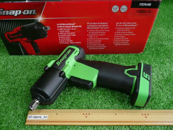 スナップオン【Snap-on】3/8コードレスインパクト★CTJ761GE最新