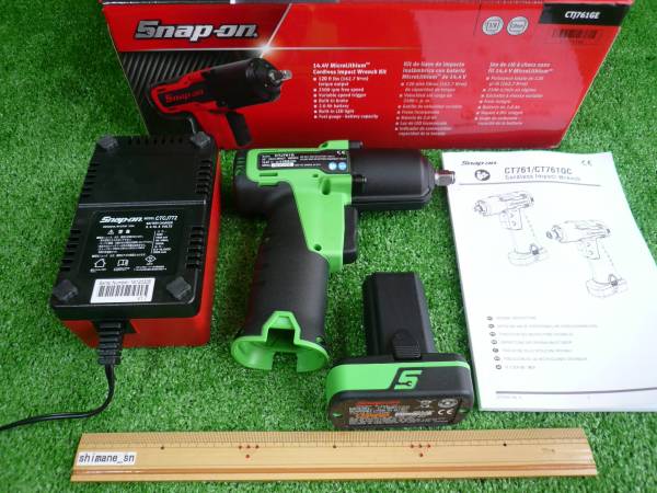 スナップオン【Snap-on】3/8コードレスインパクト★CTJ761GE最新
