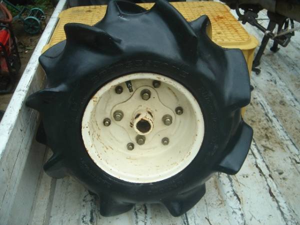 売り切り○バインダー用 タイヤ 18×7.00-8 ホイール付 1本