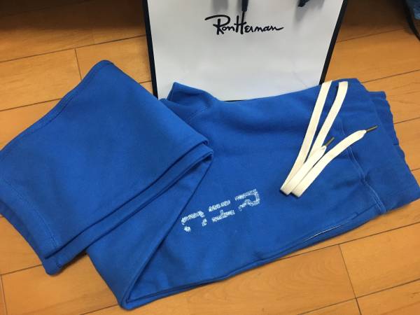 ロンハーマン 即完売スウェットパンツ ブルーSサイズ ロンハーマン RHC