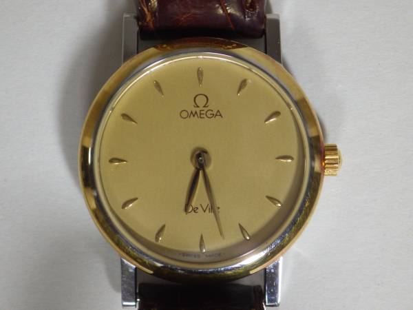 ★1円～ 【訳あり】 OMEGA オメガ デビル レディース クォーツ
