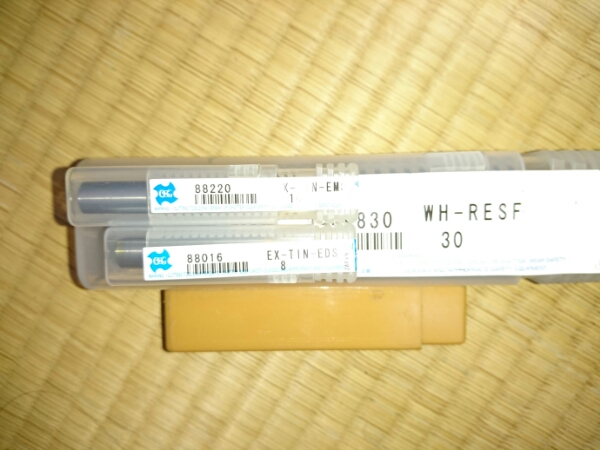 OSG エンドミル EX-TIN-EDS EMS 8Φ 10Φ WH-RESF 30Φ 新品