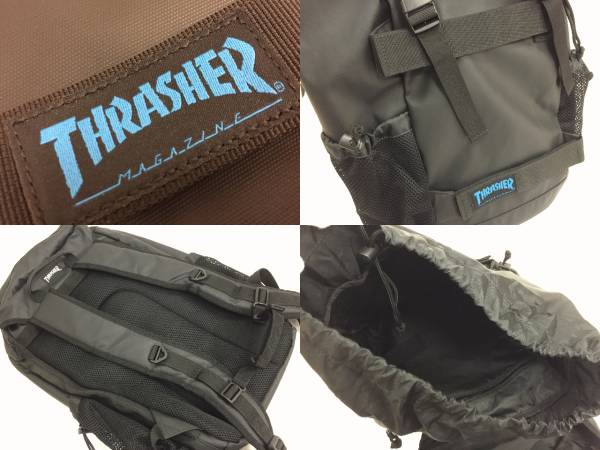 THRASHER◆リュック バックパック デイパック◆スラッシャー黒