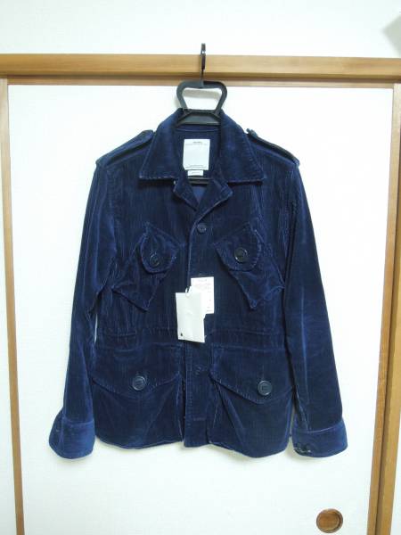 13aw visvimビズビム caf combat jkt slub wale cords navy 1