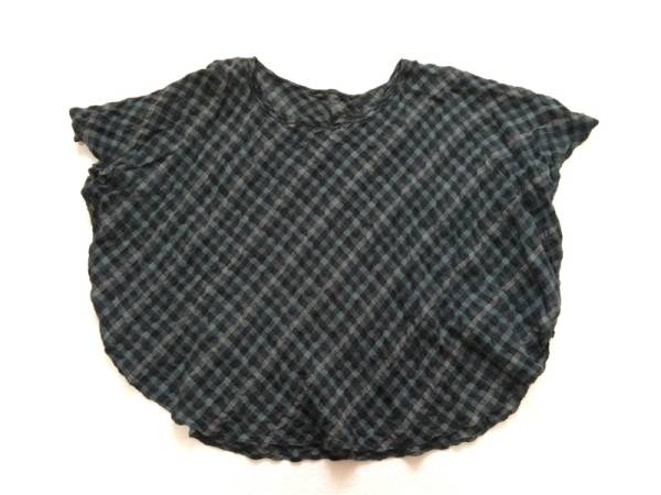 美品 ほとんど未使用ヨーガンレール チェック　プルオーバー