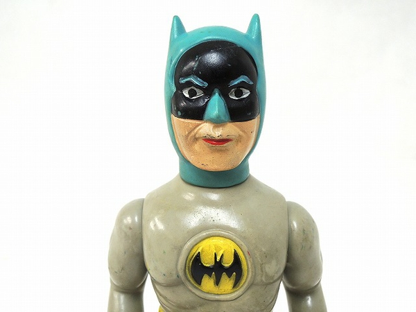 中古 ケンリック ソフビ バットマン マントなし 当時物 O2073522