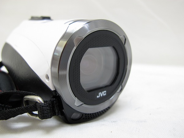 JVC 【中古】JVC ビデオカメラ Everio GZ-R300-W 白 社外ケース付