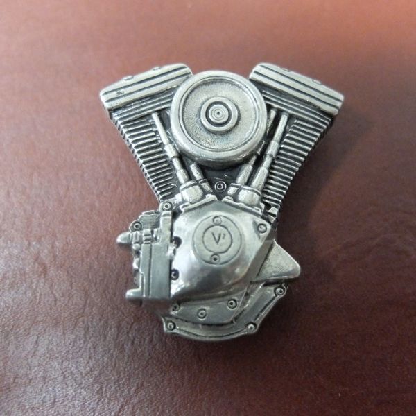 ■ハーレーダビッドソン コンチョ 正規？刻印付■エンジン■