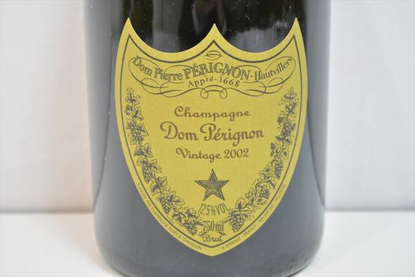 未開栓 ドン ペリニヨン 白 2002年 750ml ドンペリ ワイン アルコール