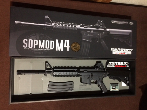 東京マルイ】SOPMOD M4 次世代 ゲーム未使用 美品 販売価格 東京マルイ】SOPMOD M4 次世代 ゲーム未使用 美品 販売価格