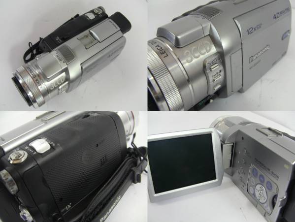 超美品 撮影再生ダビングOK　Panasonic　NV-GS400　付属品あり 動作品】再生OK・録画OK Panasonic NV-GS400+付属品7点/V752 本は出前