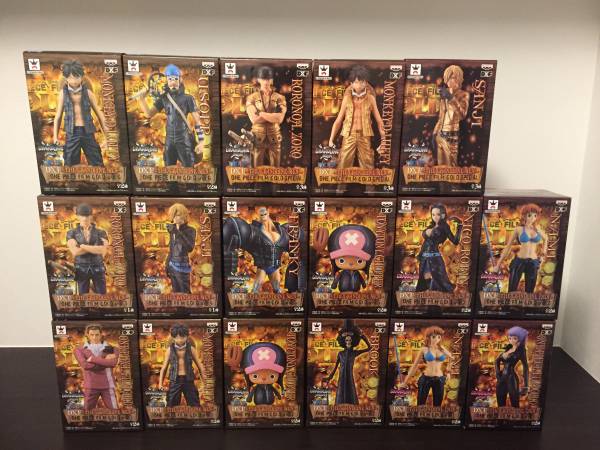 ワンピースフィギュア FILM GOLD フィルムゴールド 17体 ONE PIECE