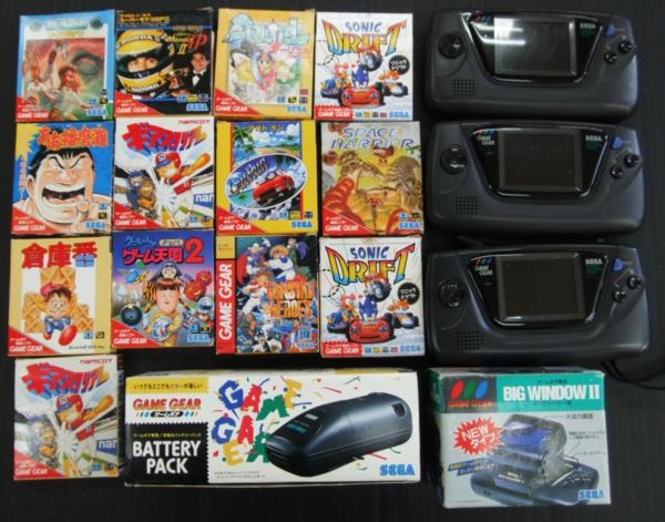 I976a☆ゲームギア 本体＆ソフト 他 セット 中古/ジャンク☆ 箱付き