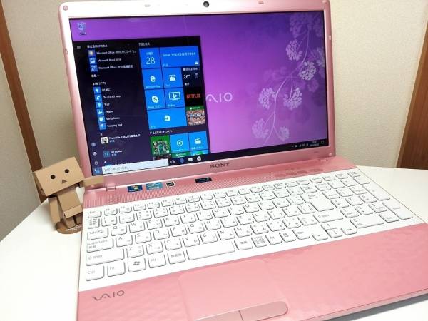 ピンクVAIO☆Win10 VPCEH29FJ i5-2430M 新SSD240GB 4GB Office♪ ハイ