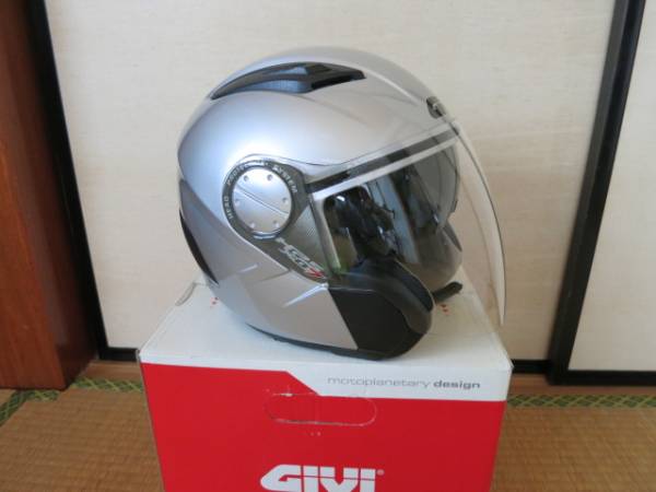 GIVI X07 美品 中古 L(58～60cm) セキュリティ、セーフティ ジェット