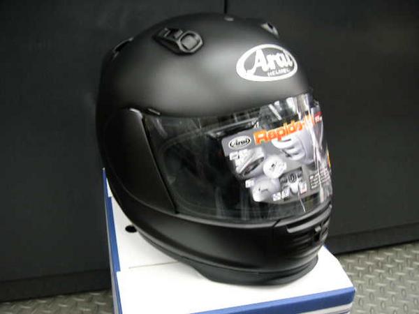 Araiヘルメット Rapide-IRラパイド-IRフラットブラック Lサイズ