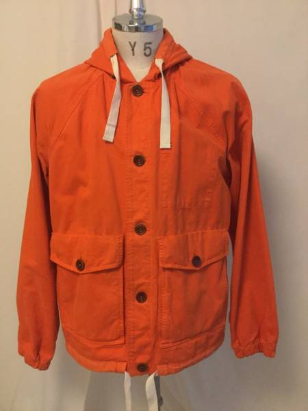ＡＣＮＥ　アクネ　フードブルゾン　オレンジ　４６サイズ