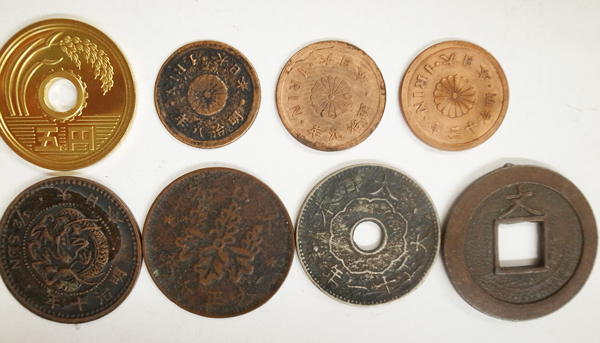 参考品 一厘銅貨など計7枚