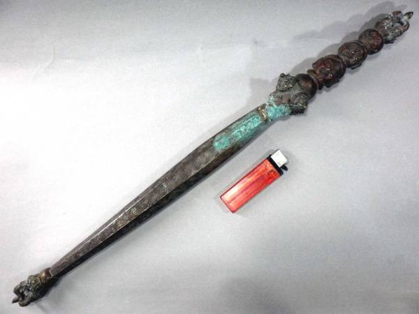 密教仏具 独鈷 どっこ五鈷杵 使い方 Amazon HU貿易 木彫仏具 独鈷杵 12cm