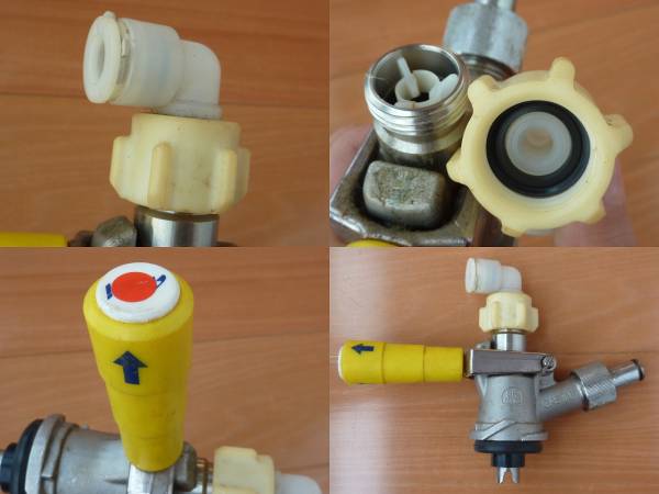 5.アサヒ 生ビールサーバー用ディスペンサーヘッド 黄