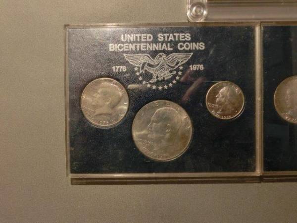 005 アメリカの ケネディ　フランクリン　ワシントンなど 005 アメリカ銀貨☆ケネディ・アイゼンハワー・ワシントン☆4セット