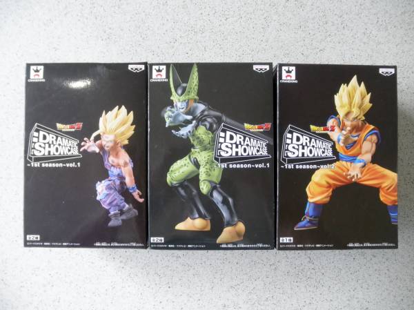 ドラゴンボールZ DRAMATIC SHOWCASE 1st season vol.1・2 全3種