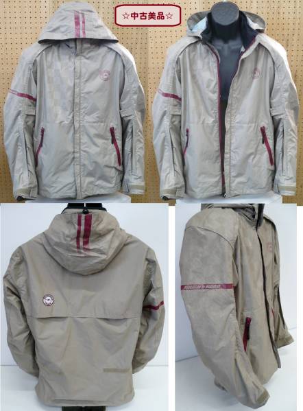 中古美品☆ラフアンドロードRR7234ラフパーカーライトブラウンL