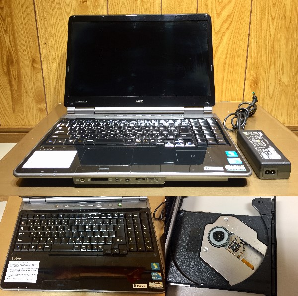 R1689C【ジャンク】NEC LL870/B Core i5 2.4GHZ/4G/640G/不明/BD
