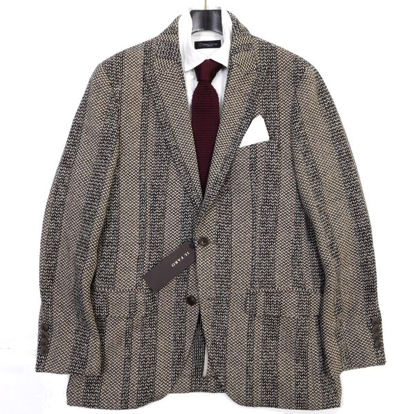 ■6.3万秋物 遊び心と洒脱 ILFARO 2Bニットテーラードジャケット