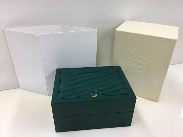 ROLEX ロレックス 純正 空箱 腕時計ケース 外箱 内箱 クロス付き ロレックス ROLEX 空箱 - 外箱 純正 箱 箱のみ 1円 内箱 ボックス 51.00