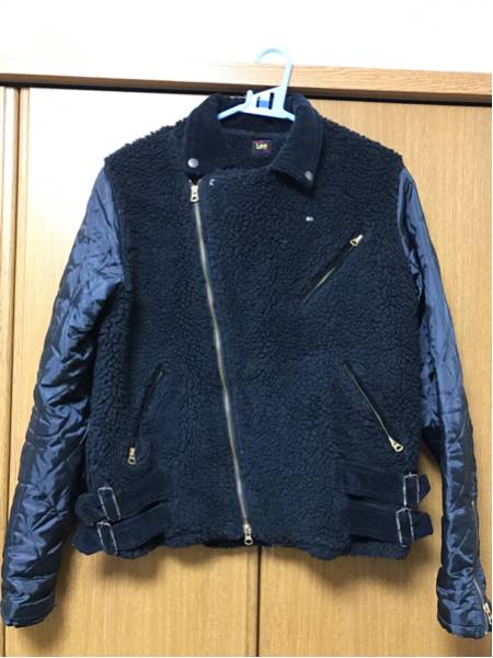 【アレキサンダーリーチャン】 フリース ボア ダウン ライダース