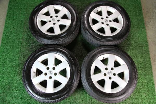2015年製 YOKOHAMA 日産純正 205/65R16 バリ山スタッドレス4本 5穴 16