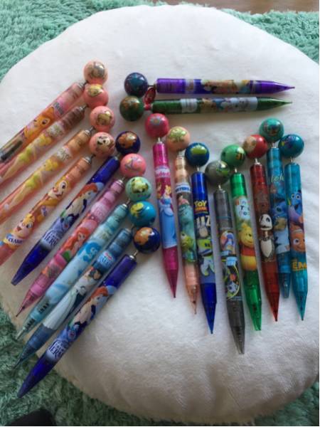 ディズニー★のぞき穴 ボールペン シャープペン 19本セット★