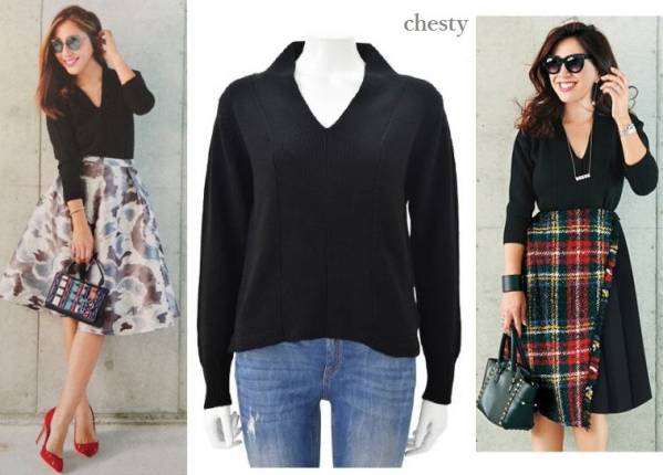 新品 chesty Vネック セーター ニット トップス チェスティ