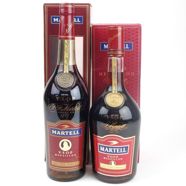古酒 マーテル VSOP MEDAILLON 1715 1000ml 2本セット