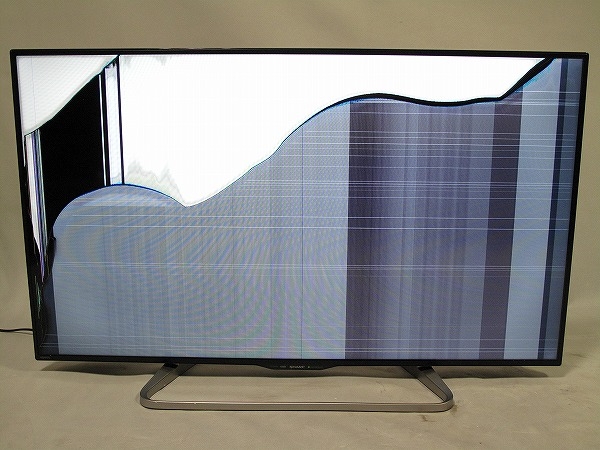 ジャンク SHARP AQUOS LC-50W30 液晶 TV 50型 割れ 楽直T2044226