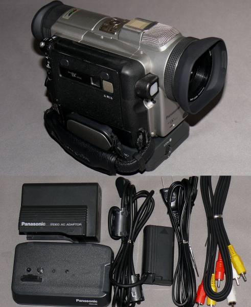 カメラ Panasonic NV-DJ100 3CCD ビデオカメラ 付属品動作確認済み