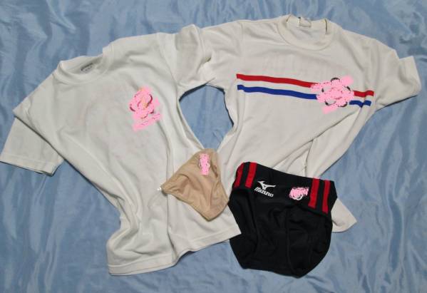 有名大陸上競技部ユニ女子選手用MIZUNOレ-シングショーツブルマ