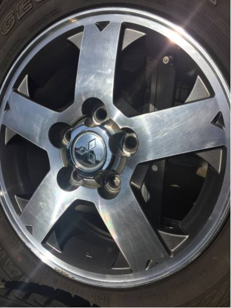 パジェロミニ 純正ホイール スタッドレス4本セット 175/80R15 