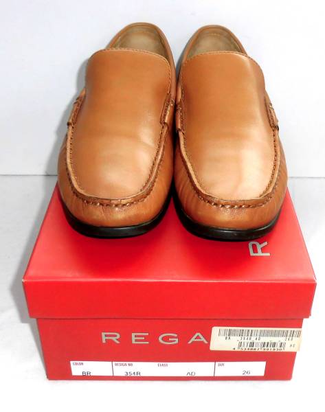 使用5回極美品 REGAL/リーガル レザースリッポンローファー 26.0