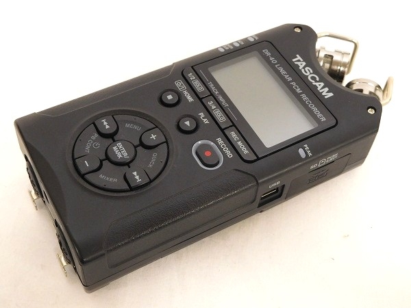 中古 TASCAM DR-40 リニアPCMレコーダー VERSION 2 T2109590