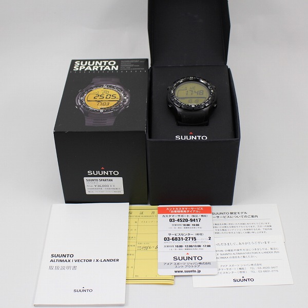 おまとめ SUUNTO◇クォーツ腕時計/デジタル/ラバー/BLK/BLK