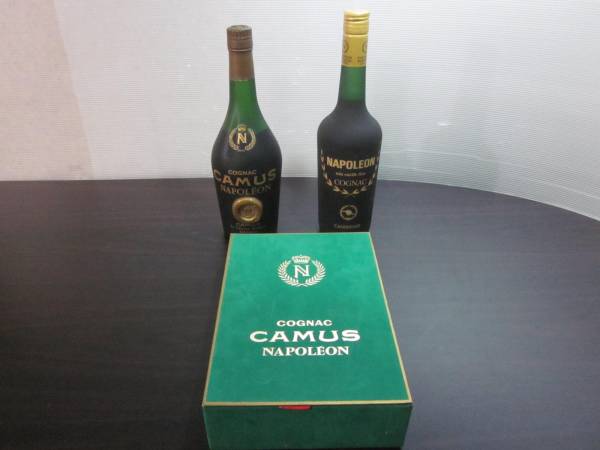 未開栓 古酒 CAMUS COGNAC ナポレオン3本セット コニャック アルコール