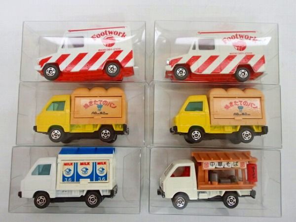 現状 トミカ サンバー，キャリー，ハイパックバン他 日本製