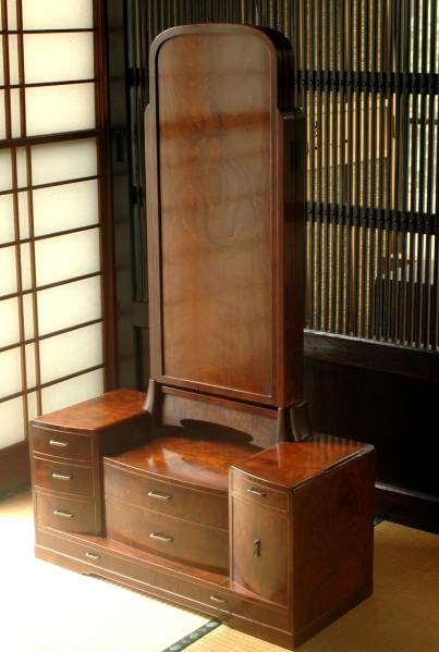 三面鏡 : 大型 全身 姿見 スタンドミラー 日本製 幅 31.5 HK-a-03587