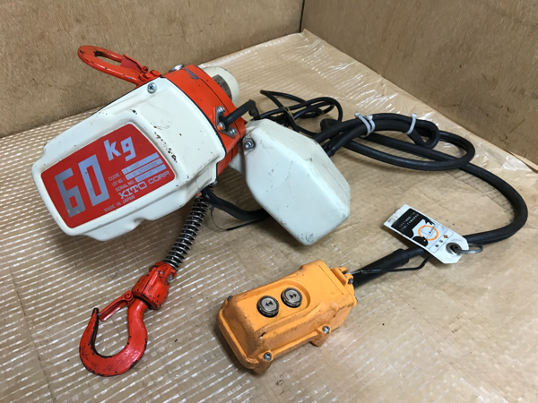 ★ KITO キトー ED06ST 60kg 電動 チェーンブロック ホイスト ★