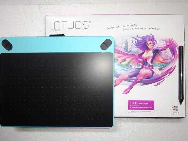 WACOM Intuos Comic medium CTH-690/B1 ミントブルー ペンタブ