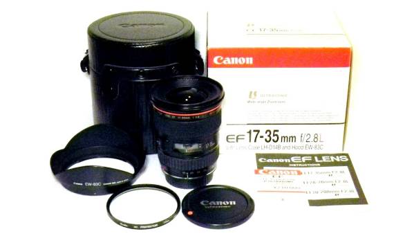☆極上美品☆キャノン Canon EF17-35mm f2，8L USM 付属品有り