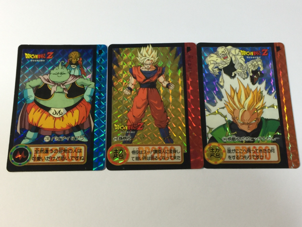 ドラゴンボール adali Zナンバー キラカード Z83・Z112・Z203